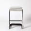Upholstered Bar Stool with Metal Frame