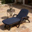 CHAISE Longe avec coussin