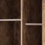 Buffet, armoire de rangement avec tablettes ouvertes pour cuisine, salle à manger, salon, style industriel, brun rustique, 43,7 x 15,74 x 31,5 pouces