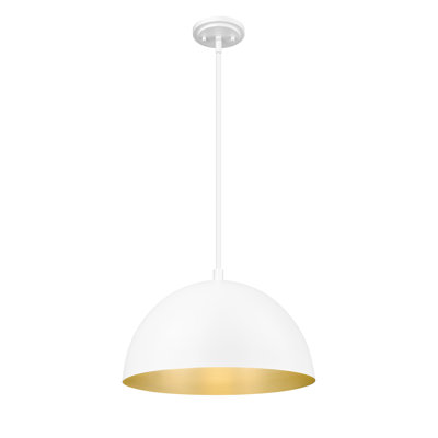 Luminaire suspendu blanc mat 16 lumières Vega