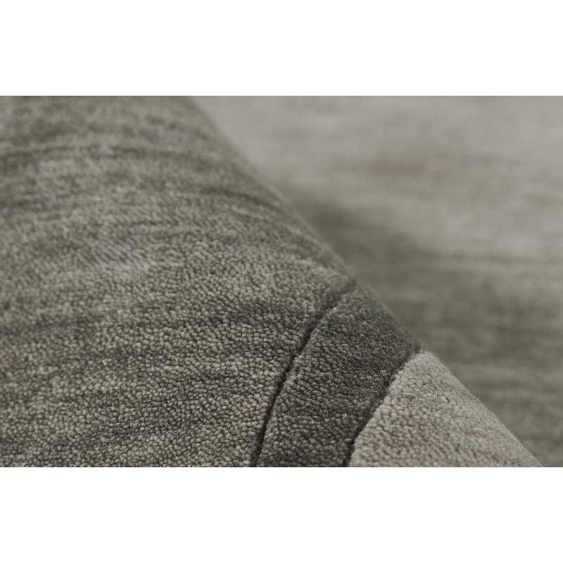 Beckton Wool Area Rug in Gray, Rectangle 8' x 10'