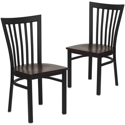 Jophy School House Back Metal Restaurant Chair