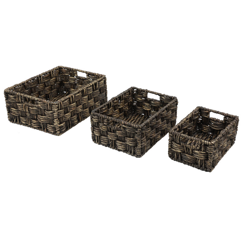 Gracie Oaks Wicker Box