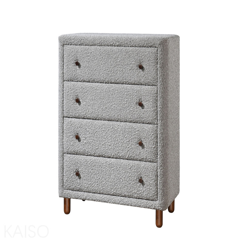 Gray Boucle Chest
