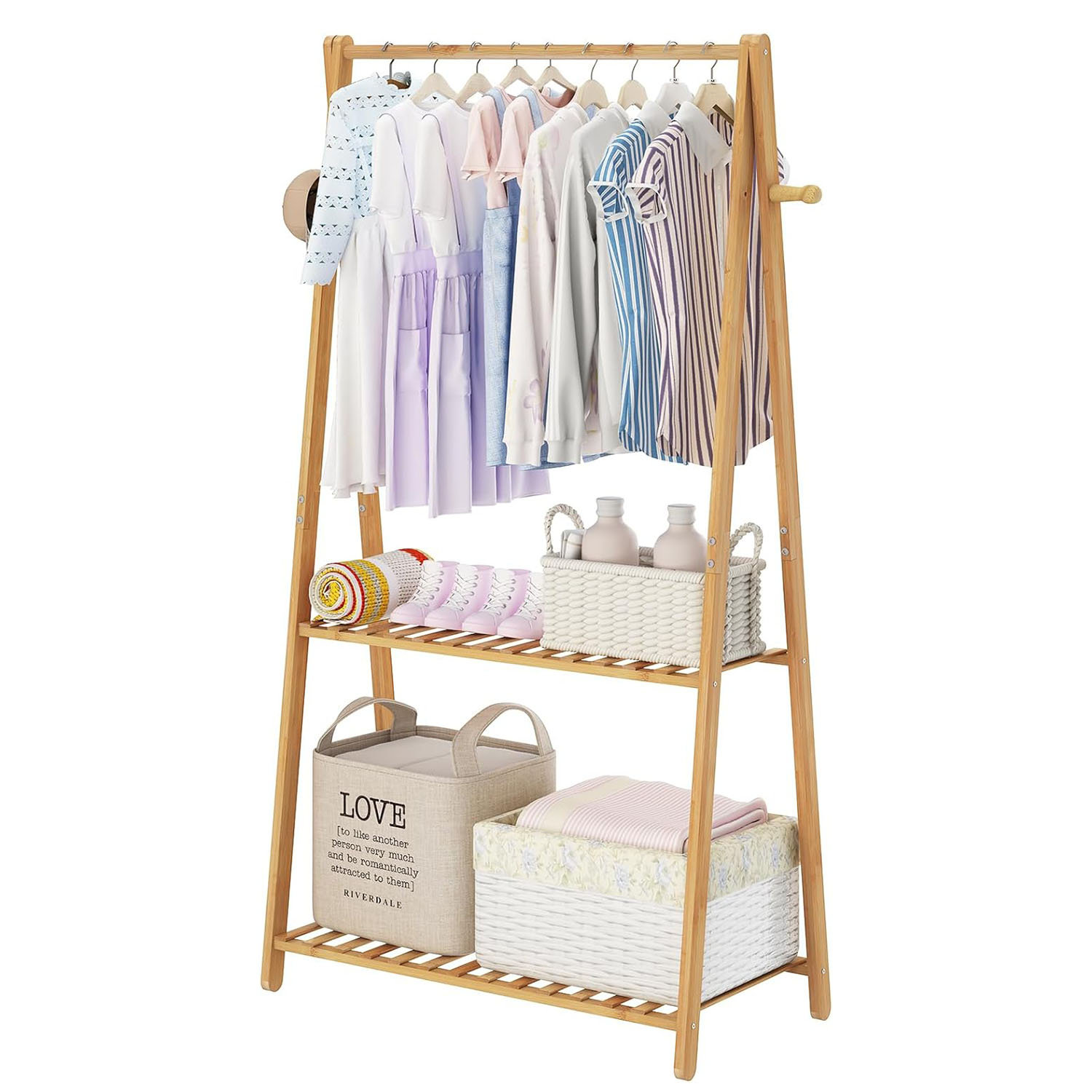 Latitude Run® Kids Clothing Rack For Hanging Clothes,Small Toddler ...