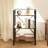 Iron Solid Wood Etagere Bookcase-1059322974-1059322963