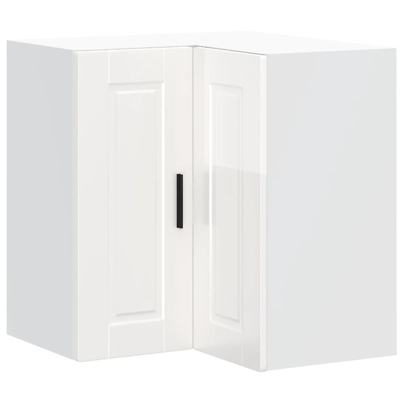 Armoire de coin murale en bois d'ingénierie Vidaxl