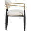 Chaise de salle à manger rembourrée en tissu Riccio Performance-790394333-790394335