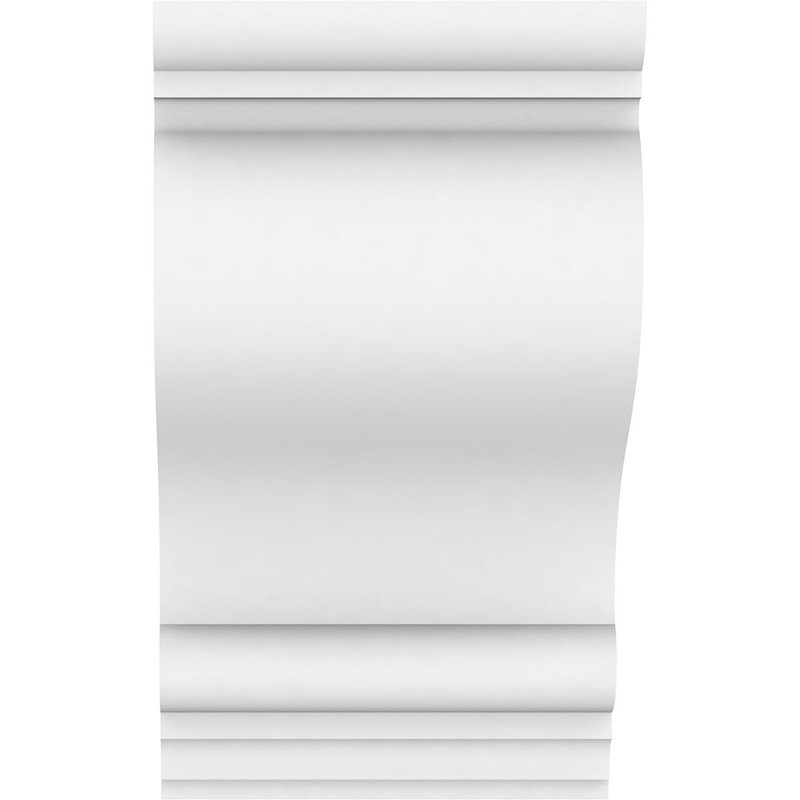 Corbeau standard en PVC de qualité architecturale, H 14 po x l 7 po x P 7 po