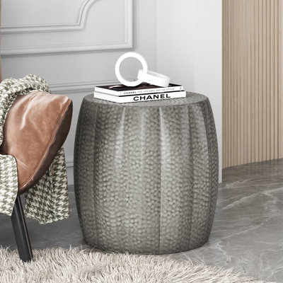 Alorah Iron Top End Table