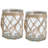 7'' H Glass Tabletop Lantern