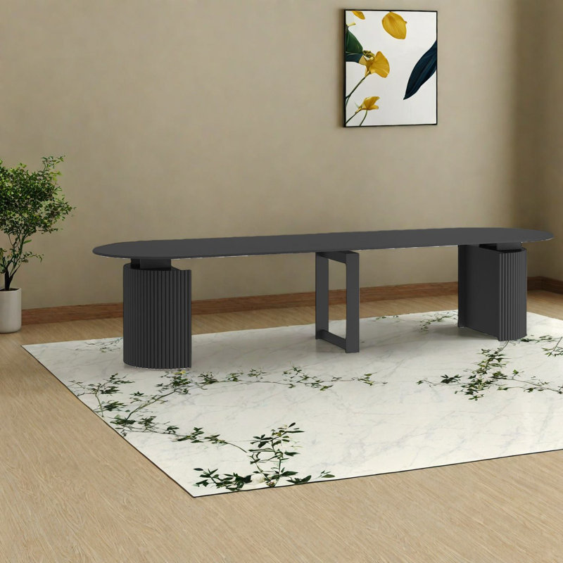 Tables de salle à manger extensibles (table seulement, sans chaises, avec plateau et pieds), table de cuisine moderne en bois