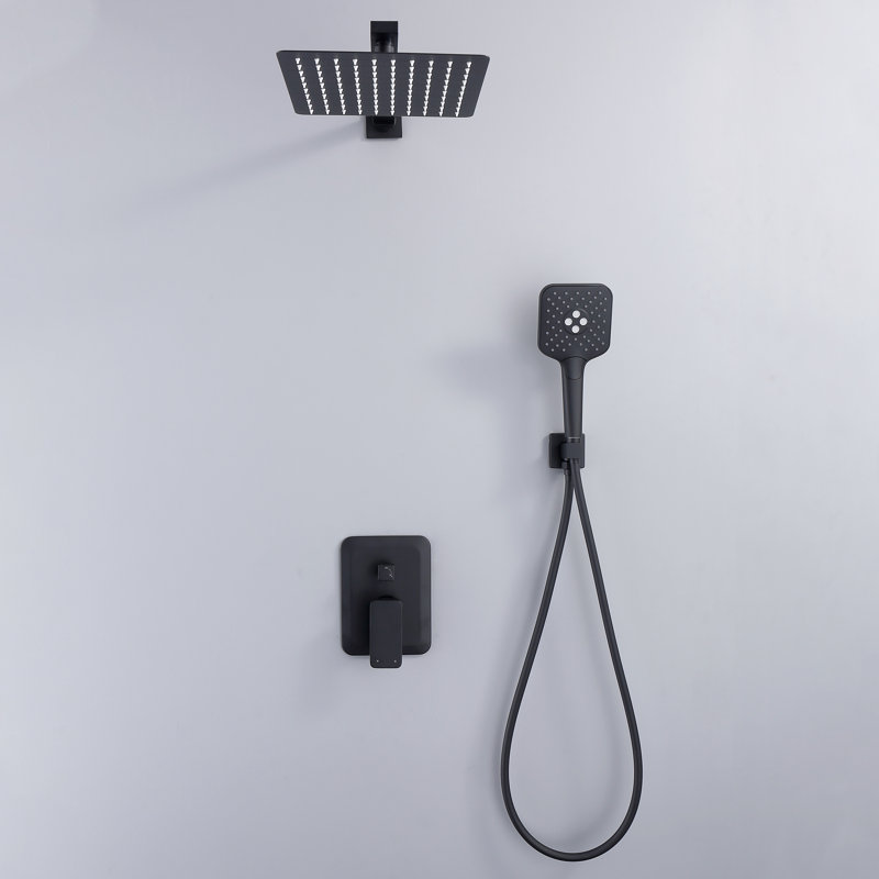 All-In-One Kit with Rough in-Valve, Matte Black
