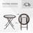 Snelson Folding Steel Coffee Table