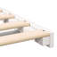 Floor Bed Frame Solid Pine Wood-304958898-304958901