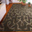 Geometric Area Rug in Dark Brown/Beige-825267885