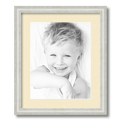 Wood Matte Picture Frame with Mat