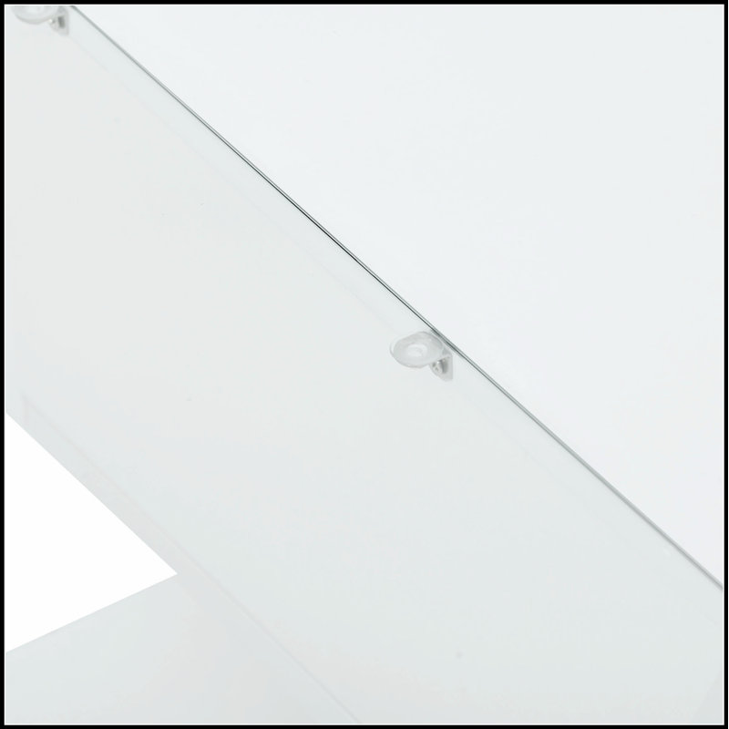 Table basse haut de gamme en bois massif avec tablette de rangement et plateau de table ouvert, durable et élégant pour la vie moderne