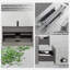 Meuble-lavabo flottant 36 po avec lavabo, meuble-lavabo mural avec lavabo à quartz noir et tiroirs à fermeture en douceur entièrement assemblés-133420864