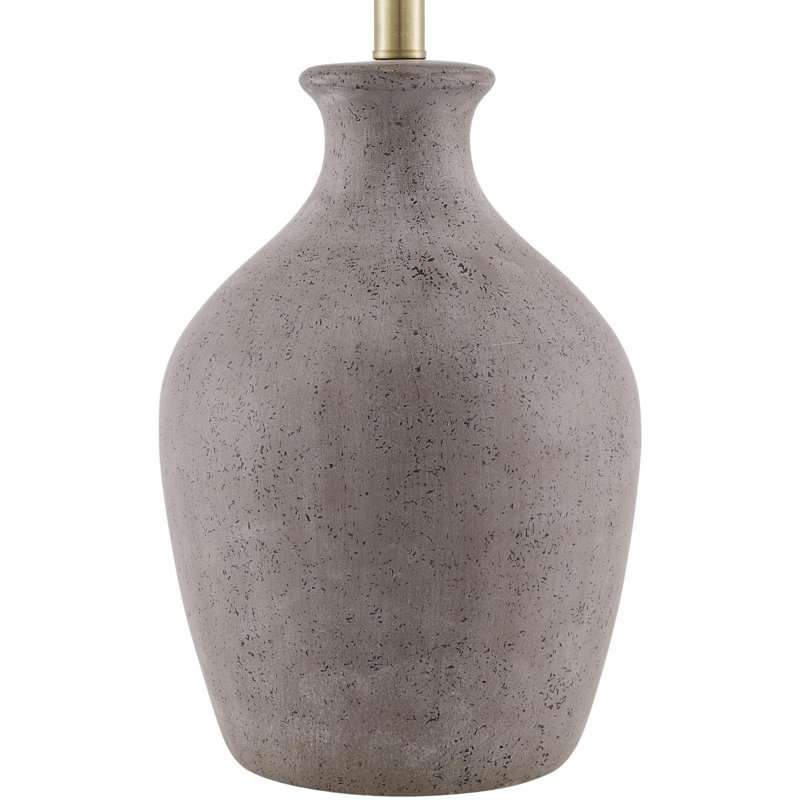 Lampe de table Cerria, Gris, Beige