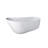 67-inch Solid Surface Soaking Bathtub with Overflow