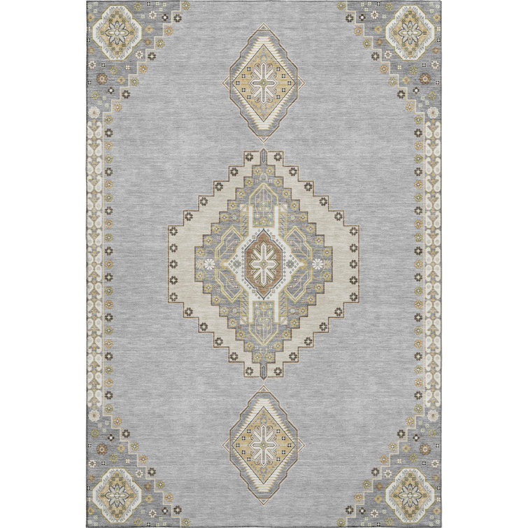 Premium Machine Washable Colmenero AMF1014 Oriental Rug