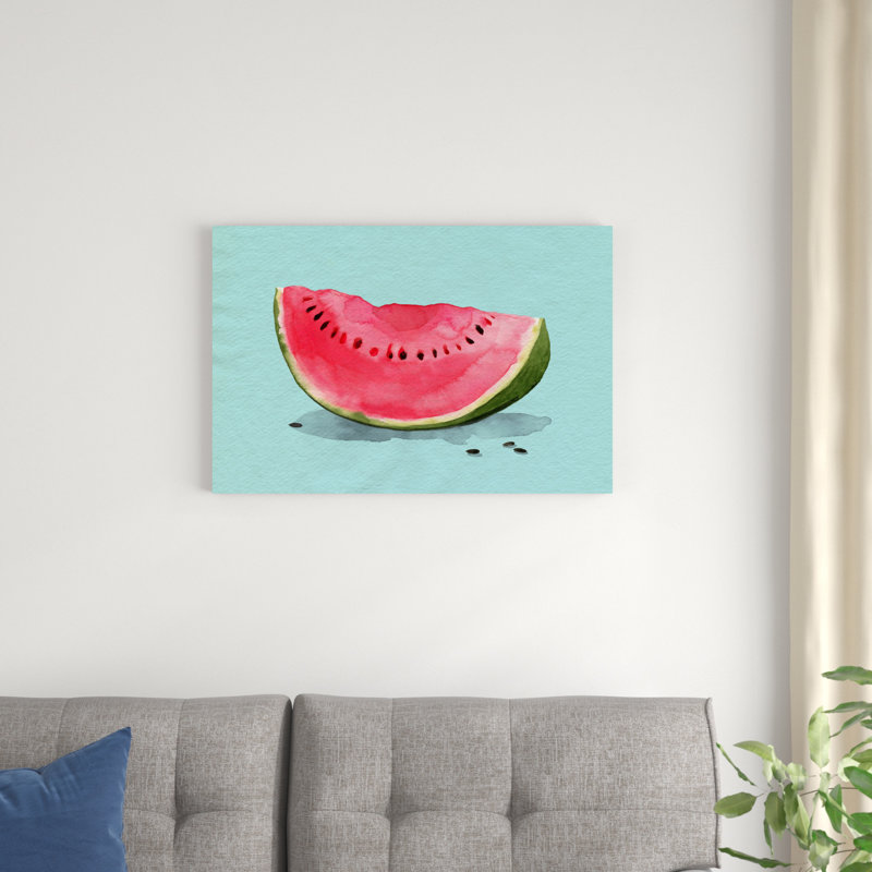 " Summer Watermelon I " by Grace Popp, 20" H x 30" W x 1.25" D