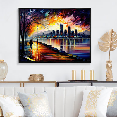 " Vancouver Skyline At Sunset II "
