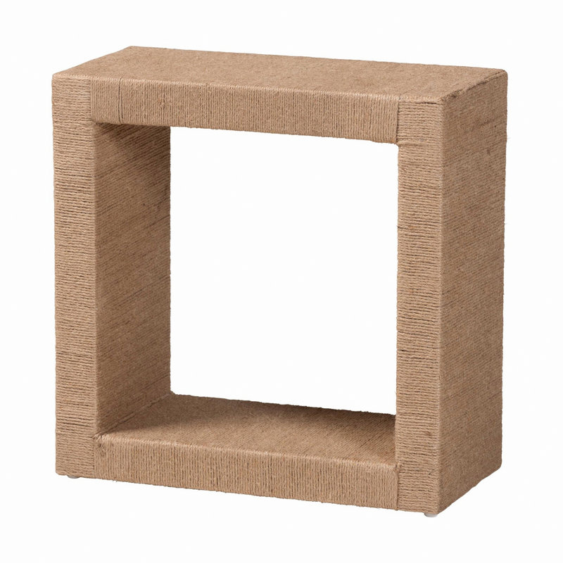 Rectangular End Table With One Open Shelf