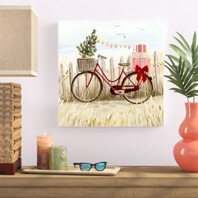 «Christmas Coast I» par Victoria Borges - reproduction d'art sur toile tendue