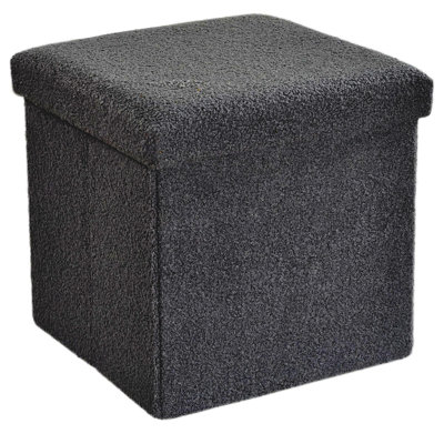 38 FOLDABLE BOUCLE STORAGE BOX