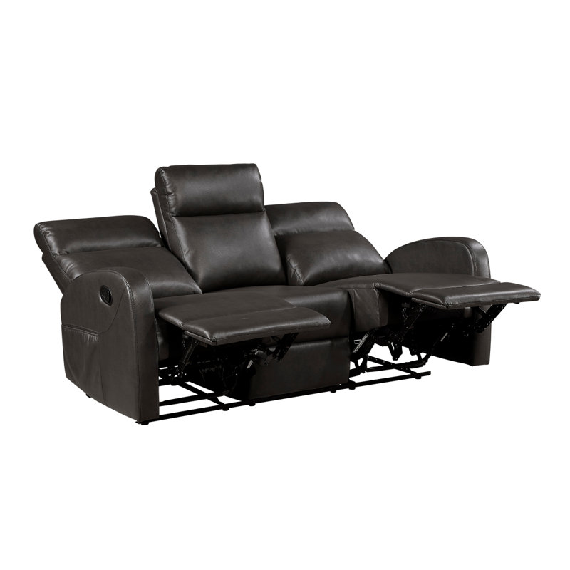 Canapé inclinable et causeuse Allen Espresso