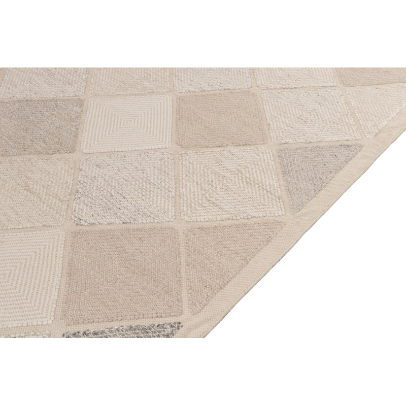 Wool Geometric Area Rug, Rectangle 12' x 16'