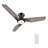44'''' Smart Ceiling Fan With Remote, Light Kit IncludedWorks With Google Assistant And Amazon Alexa,Siri Shortcut.-1168845949