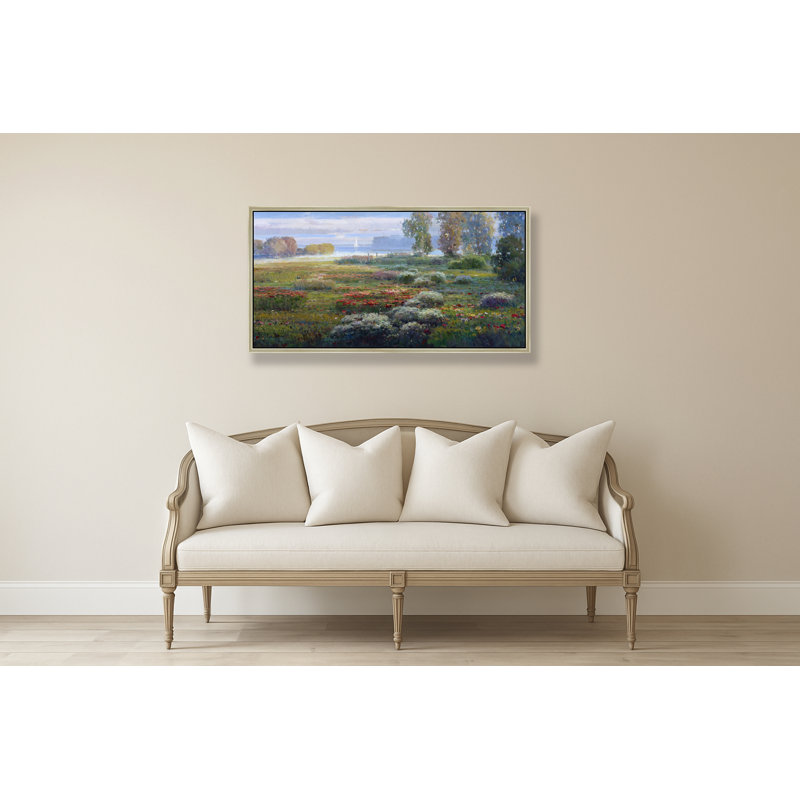 Whispers Across The Bay Print, 26" H x 50" W, Brown