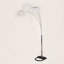 Lampe courbée de salon à arche de cristal de style moderne et luxueux 1Pc