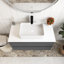 Meuble-lavabo flottant mural 36 po avec lavabo 36 po