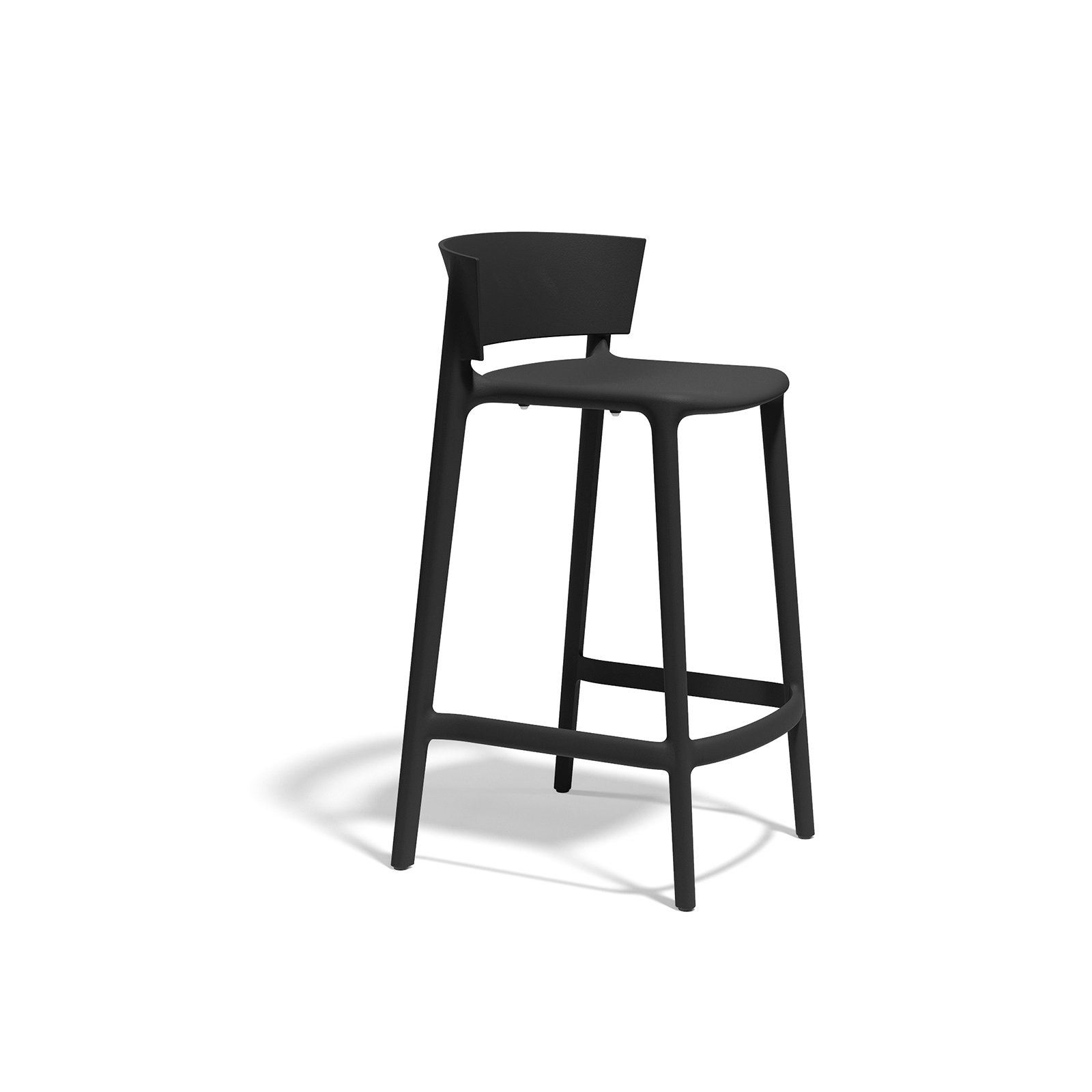 Africa Bar / Counter Stool, Black, Counter Stool (26" Seat Height)