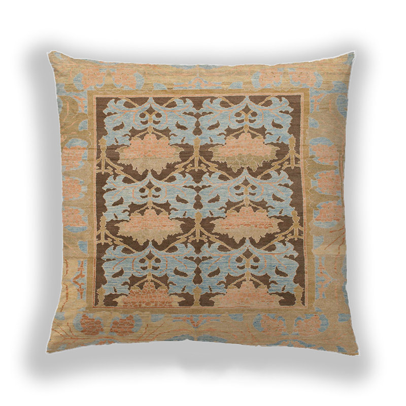 Coussin décoratif abstrait 1196, Microsuède