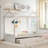 Elric House Bed With Trundle and Customizable Decor Options-2116676063-2147016363