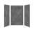 Matte Dark Gray/White Grout/Vein est en rupture de stock