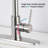Stainless Steel Pull Down Kitchen Faucet with Sprayer, Brushed Gold Finish, Durable and Easy to Clean-130790469