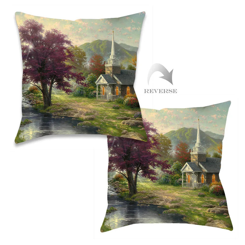Coussin décoratif Thomas Kinkade