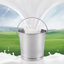 Seau en acier inoxydable avec couvercle Flosi 2 / 3,7 gallons-1220410971