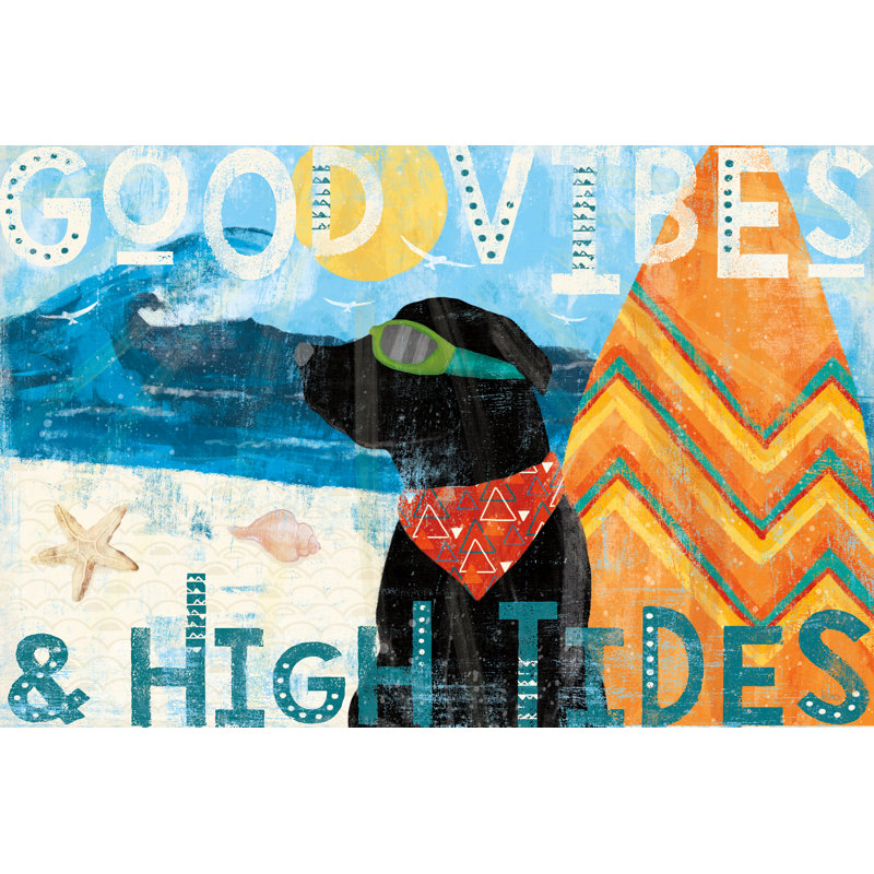 Good Vibes II, H 20 po x l 30 po x P 1,25 po, Non, Toile tendue