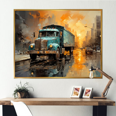 " Brown 1930S Delivery Truck I "