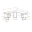Bureau d'ordinateur moderne Carie