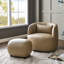 Overstreet 23" Wide Faux Leather Upholstered Ottoman-2089033548