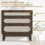 Modern Rattan Nightstand, Narrow Farmhouse Accent Cabinet-420296950-420296945