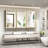 Chouchanik Recessed and Surface Framed 3 Door Medicine Cabinet with Mirror and Shelves-1203670671-1196920665